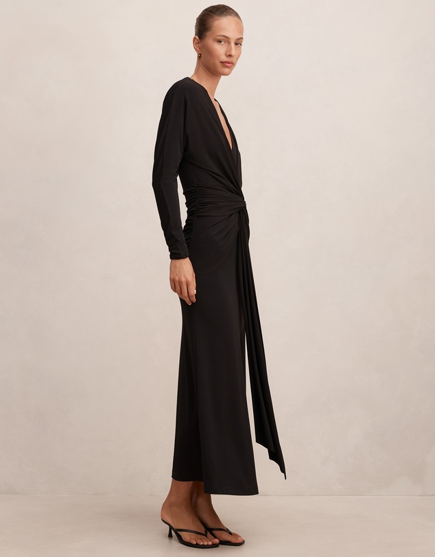 Forever New - Solana Draped Front Tie Maxi Dress
