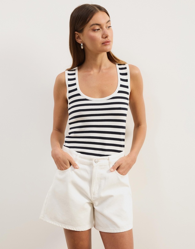 Atmos&Here - Kennedi Stripe Knit Tank