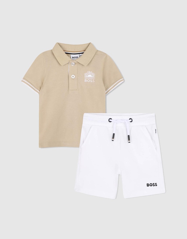 BOSS - Polo And Bermuda Shorts - Kids