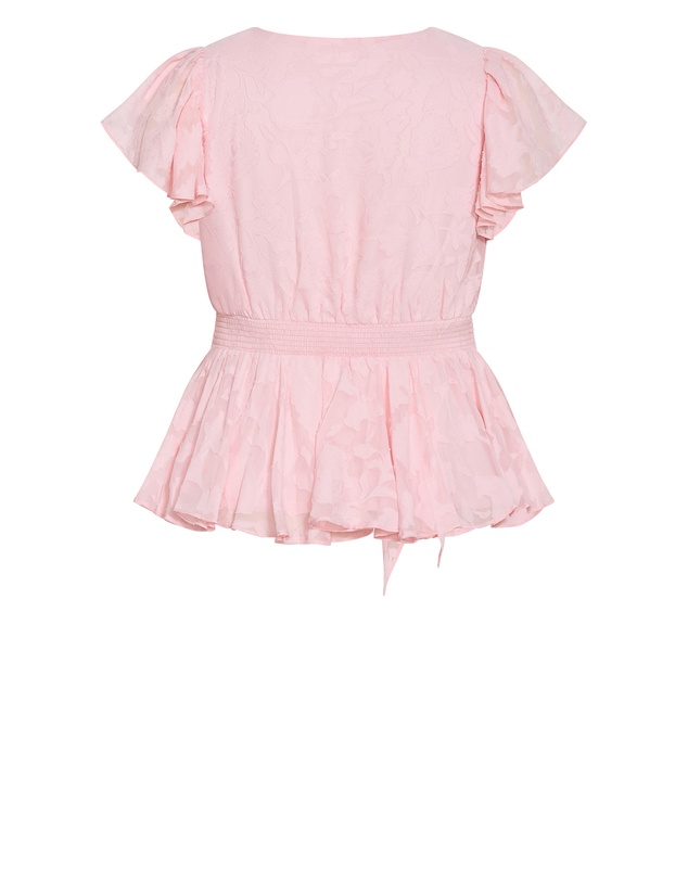City Chic - First Date Flutter Top