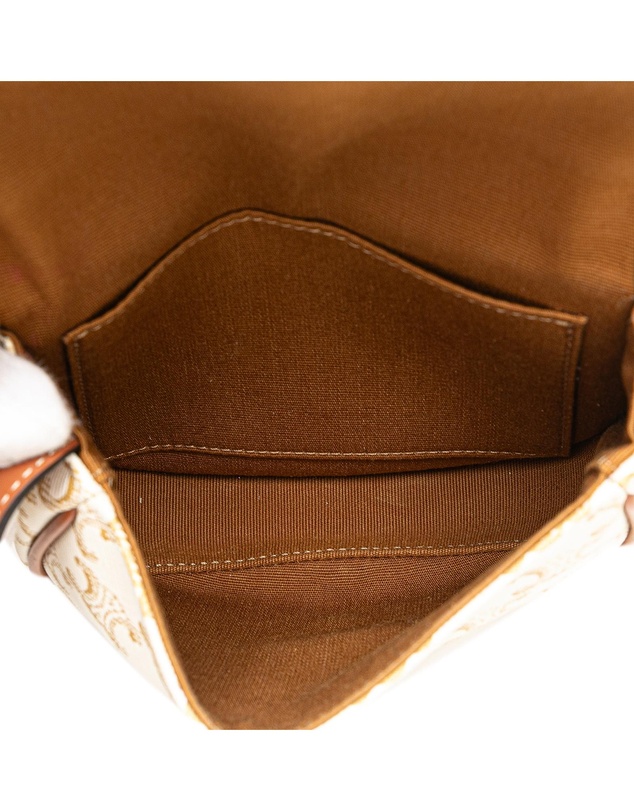 Pre-Loved by Azura Reborn - Pre-Loved Mini Triomphe Coated Canvas Besace Crossbody
