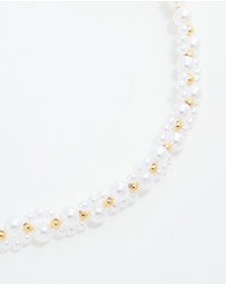 Lovisa - Gold Plated Pearl Choker Necklace