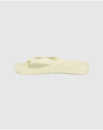Tolu Australia - Ivory Thongs For Kids With Arch Support