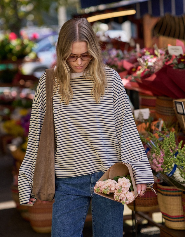 Ceres Life - Beau Long Sleeve Slouchy Tee