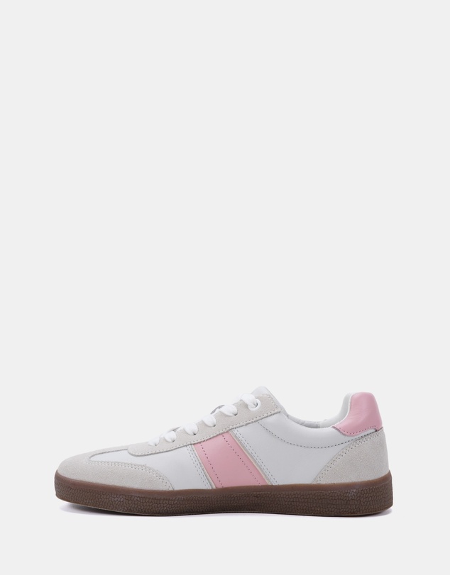 Clarks - Arles White/Pink