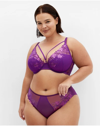 City Chic - Tara Plunge Contour Bra
