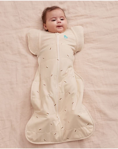 Love to Dream - Swaddle Up™ Transition Bag 2.5T Quilted Stretch Cotton Bees Oatmeal