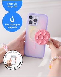 PopSockets - PopGrip SuckUp Suction MagSafe 3in1 Phone Grip Holder Stand