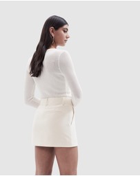 UNISON - Tailored Mini Skirt