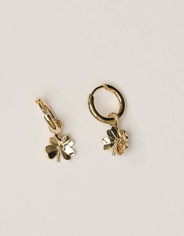 Meadowlark - Lucky Clover Charm Earrings