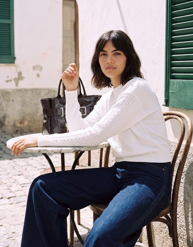 The Fated - Verona Braid Knit Jumper