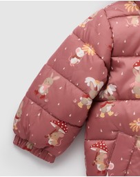 Purebaby - Shearling Lined Puffer Jacket -Kids-Babies