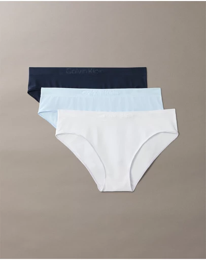 Calvin Klein - 3-Pack Bonded Flex Seamless Bikini Briefs