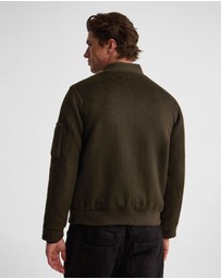 Oxford - Hamish Wool Blend Bomber Jacket