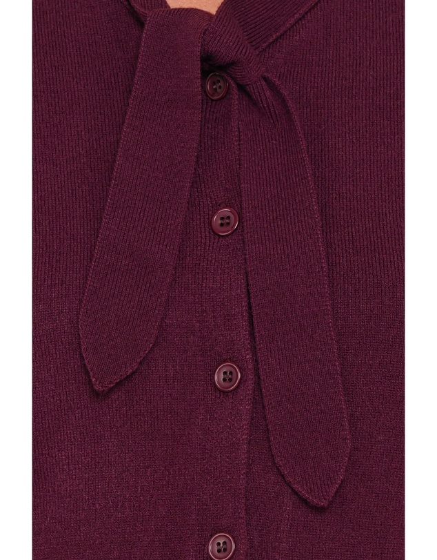 Petal & Pup - Ezra Scarf Knit Top - Burgundy