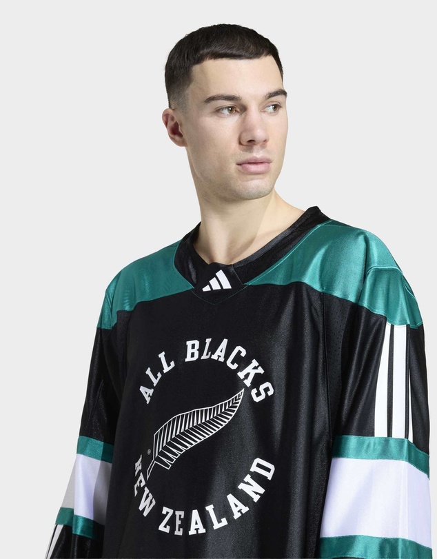 adidas Performance - All Blacks Ice Hockey Jersey Mens