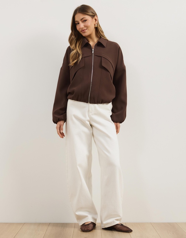 Atmos&Here - Gabriella Tailored Bomber Jacket