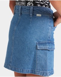 Billabong - Girls 8 to 16 Hilary Carko Denim Skirt