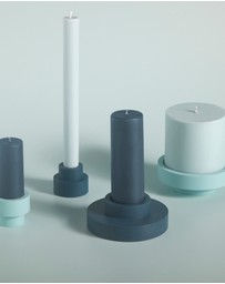 porter green - flipp lrg silicone unbreakable candle holder set