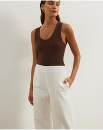 Atmos&Here - Nima Linen Blend Tailored Pants