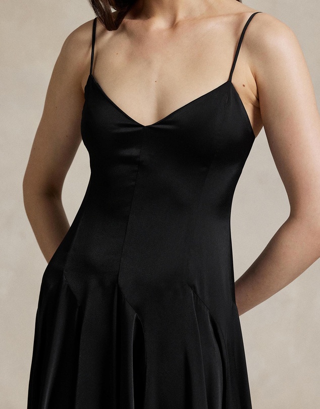 Polo Ralph Lauren - Paneled Satin Dress