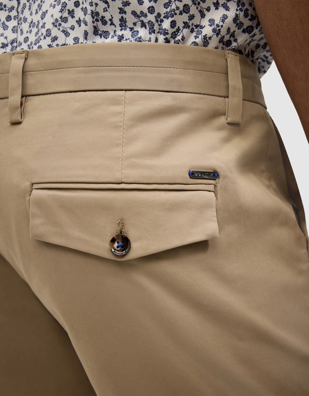 Politix - Slim Stretch Cotton Stretch Chino Short