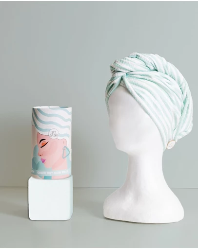 Sky Gazer - Quick Dry Hair Wrap- Duck Egg