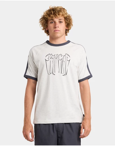 RVCA - Mens Melt Down Ringer T-Shirt