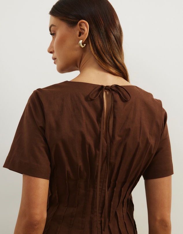 Atmos&Here - Maya Pleat Mini Dress