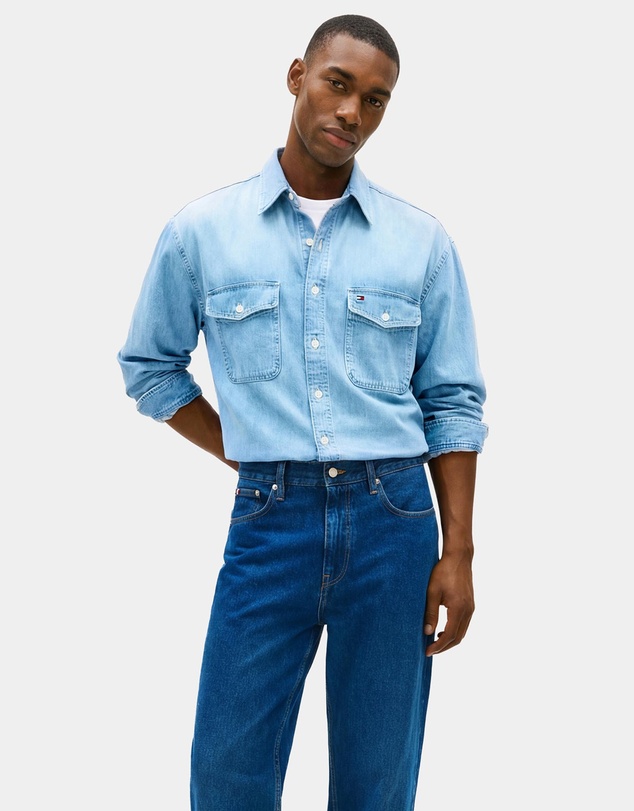 Tommy Hilfiger - Relaxed Fit Faded Denim Shirt