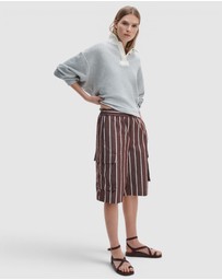 rag & bone - Vintage Terry Oversized Polo Sweatshirt