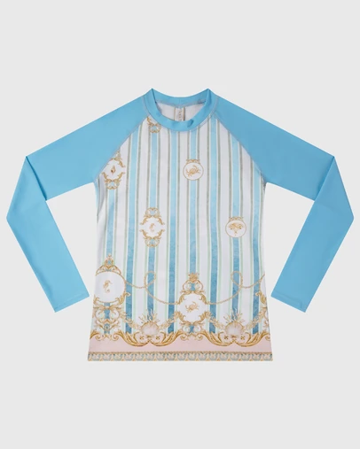 Aqua Blu Kids - Nautica Long Sleeve Rash Vest - Teens