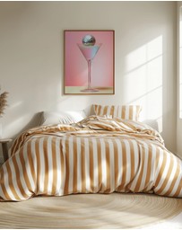 Olive et Oriel - Disco Martini 2 by Andreas Magnusson Art Print