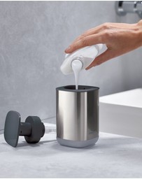 Joseph Joseph - Presto™ Steel Hygienic Soap Dispenser (Grey)