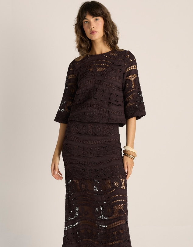 Fate + Becker - Gaia Lace Skirt