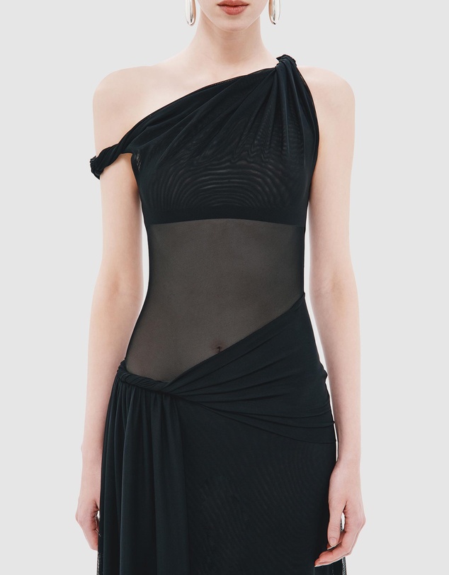 MISHA - Sisal Mesh Maxi Dress
