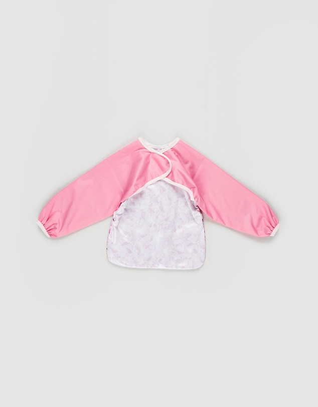 itti bitti - Sleeved Bib Smocks - Peony