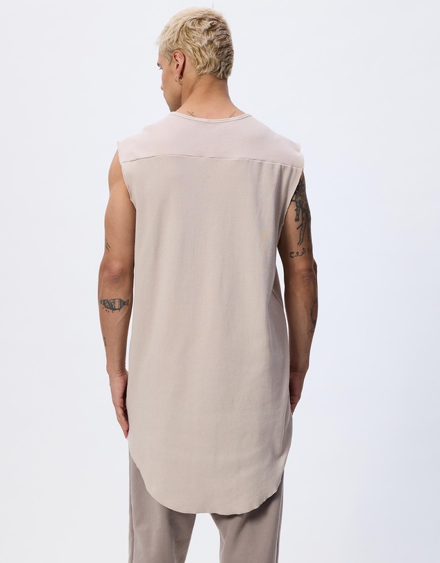 Surrounded By Ghosts - The Galena Rib Knit Tail Muscle T-Shirt