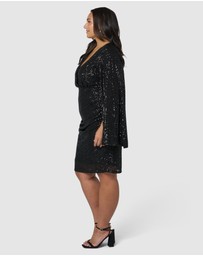 Pink Dusk by Curve Project - One Time Sequin Mini Dress