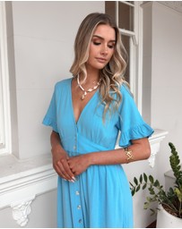 Esther & Co - Korbela Dress - Sky Blue
