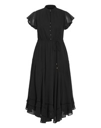City Chic - Plus size Yasmine Short Sleeve Maxi Dress - black