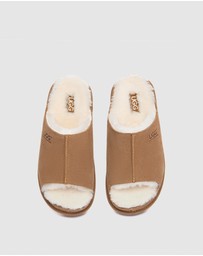 EVERAU - Australian Shepherd Ugg Colven Cow Suede Upper Loafer Oxfords Flats