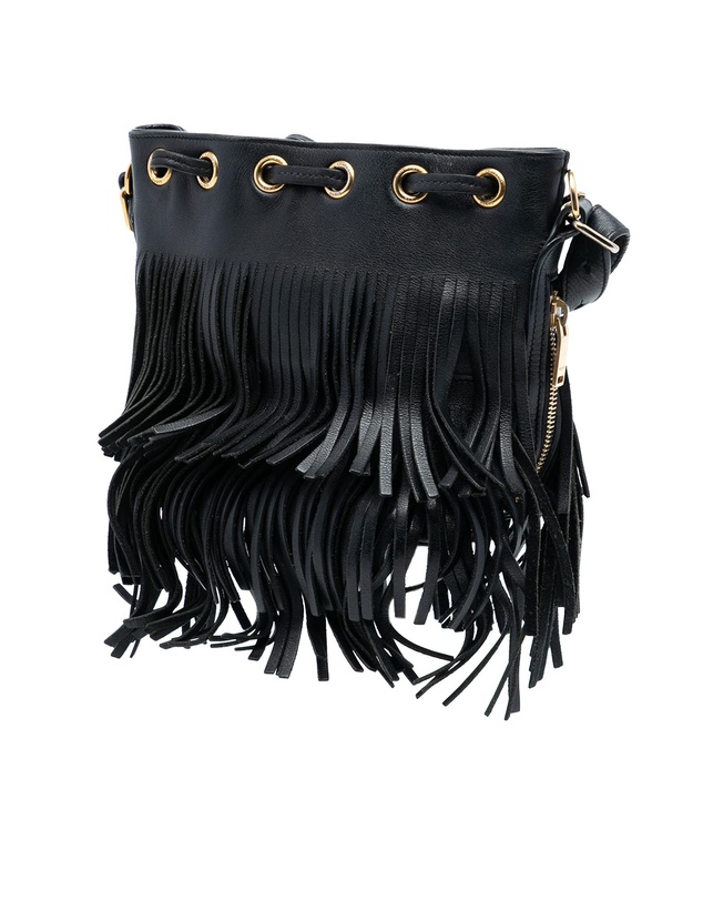 Pre-Loved by Azura Reborn - Pre-Loved Small Calfskin Emmanuelle Fringe Bucket Bag