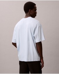 Calvin Klein - Relaxed Premium Interlock Emblem Logo T-Shirt