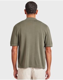 Academy Brand - Joey Stripe Knit Polo