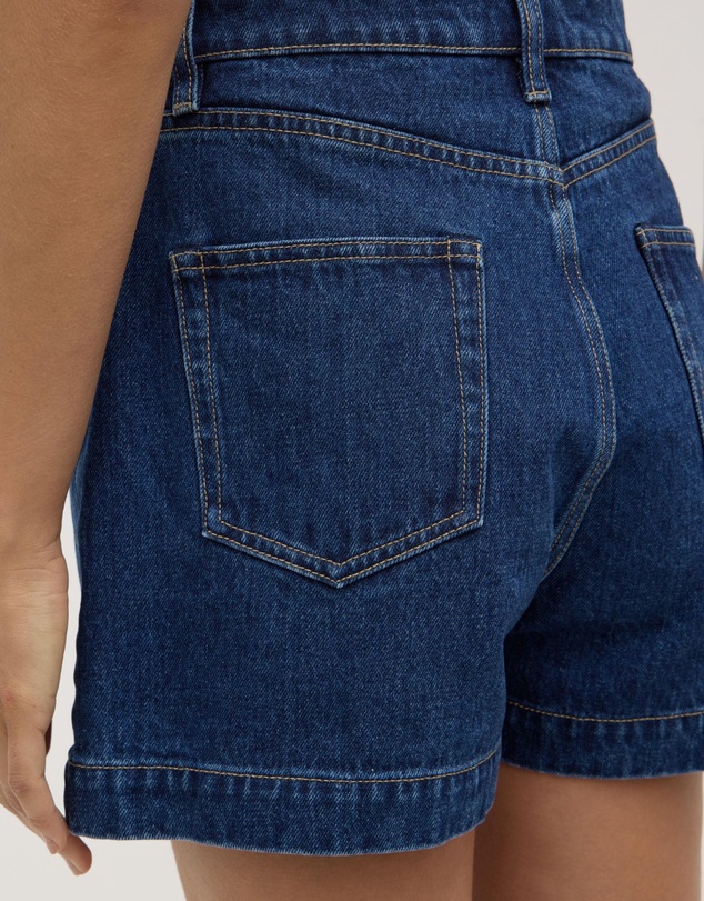 Assembly Label - Boxy Denim Shorts