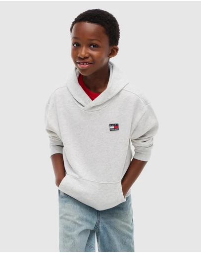 Tommy Hilfiger - Kids Unisex 3-7 Flag Logo Hoodie - Kids