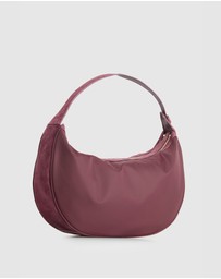 Evity - Noemie Leather Trim Shoulder Bag