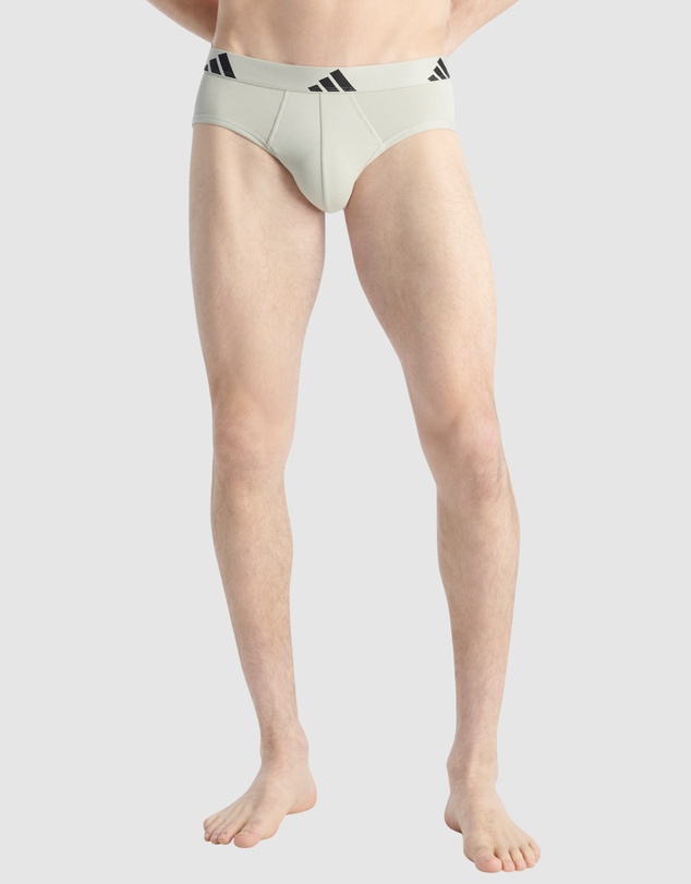adidas Sportswear - 3 Pack Active Flex Cotton Brief Underwear