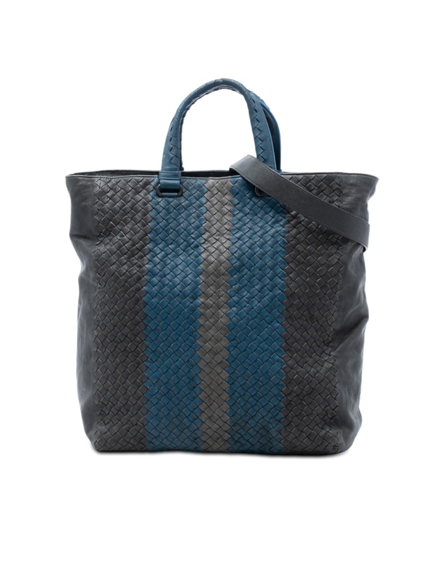 Pre-Loved by Azura Reborn - Pre-Loved Tricolor Nappa Intrecciato Convertible Tote